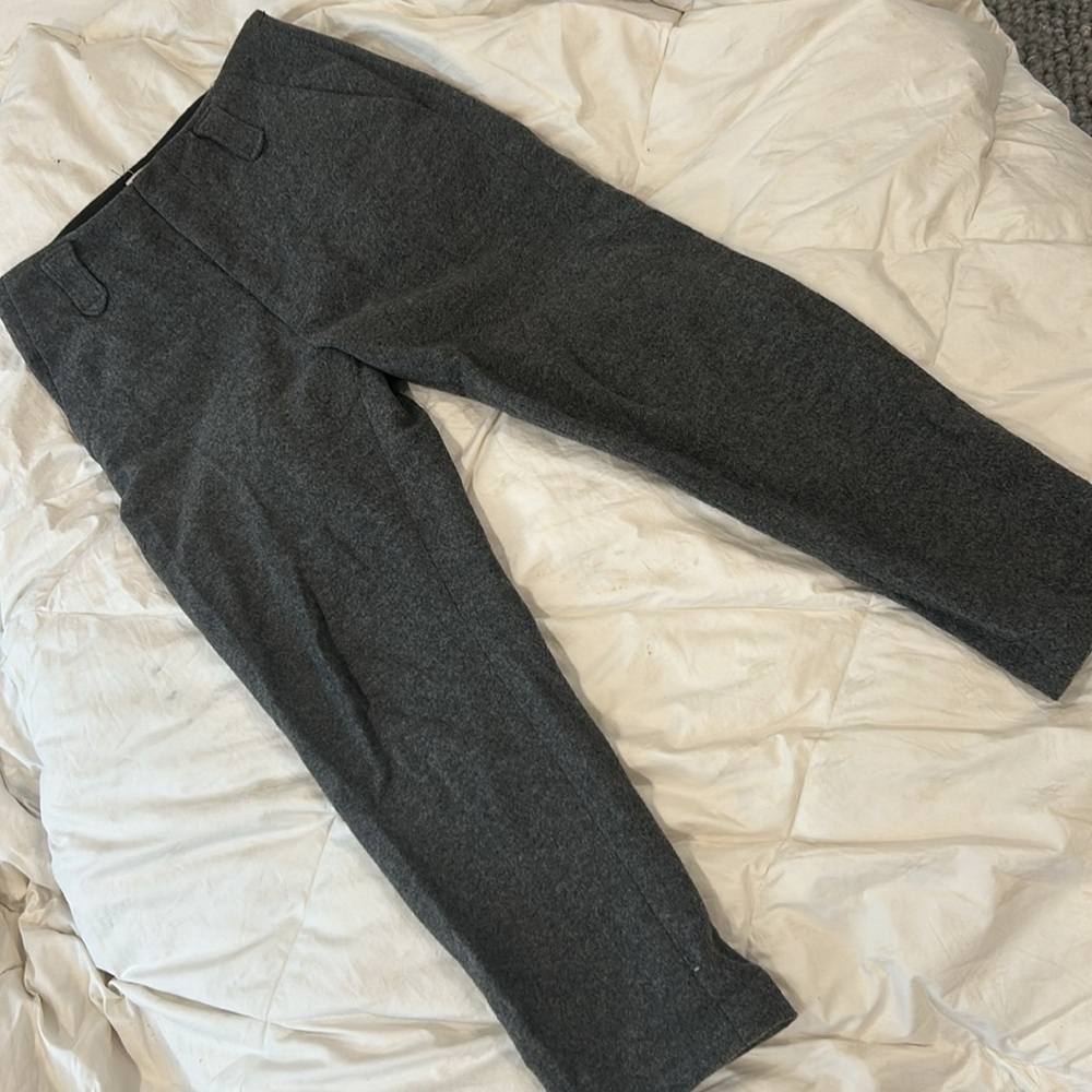 Creatures of Comfort Grey Wool Cashmere Blend Trousers Size Small